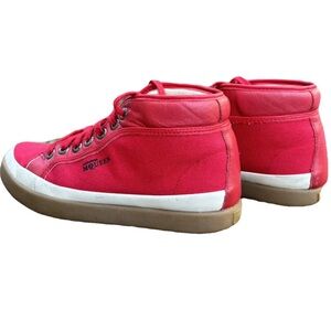 Alexander McQueen Puma “Rabble” Formula One Sneakers Red Canvas Leather Size 9